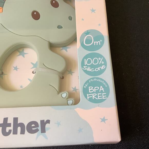 Douglas Baby Danny Dino Teether 0+ BPA FREE 100% Silicone - NWT - Picture 1 of 5